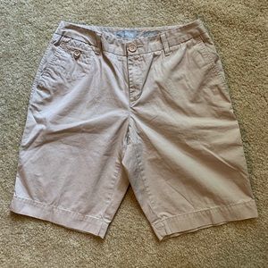 Liz Claiborne, khaki shorts, size 8